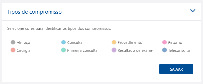 Tipos de compromisso da Agenda